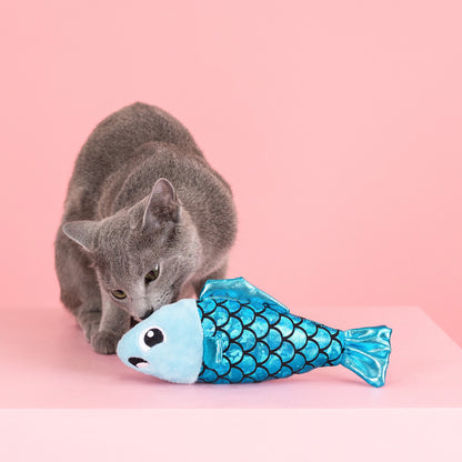 A LITTLE FISHY CAT TOY